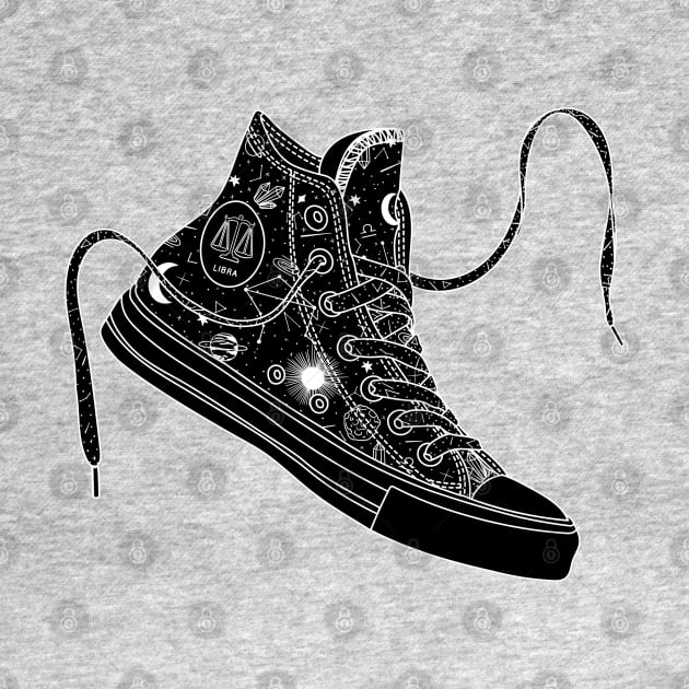 Libra high tops - Black &amp; White by MickeyEdwards